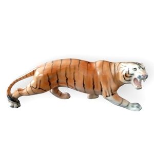 1960s Melba Ware Large Ceramic Tiger — Staffordshire England